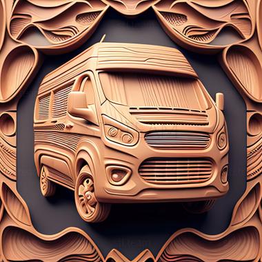 3D модель Ford Transit Custom (STL)